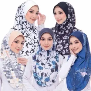 Instant Printed Hijab