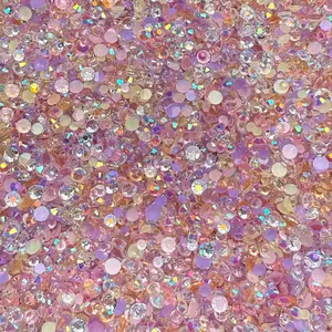Peachie Sunset Rhinestone Mix