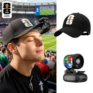 FIFA World Cup 2026 Clip-on Fan Hat: Features adjustable airflow settings and can be clipped to backpacks, hats, shirt collars, or strollers. Ideal for watching matches, outdoor sports, and camping—keeping your hands completely free.