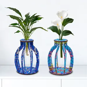 Ins-Worthy Home Decor Hack! DIY Diamond Art Puzzle Vase | Maxed-Out Aesthetic & Creativity!