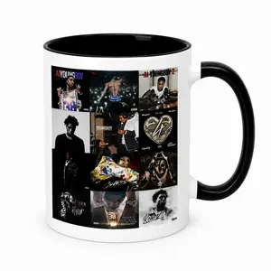 Young-boi Album Cover Mug for Fans, 11oz Ceramic Coffee Cup, Music-Inspired Merch Mug, Warm Gift for Home Decor, Desk, Office, Living Room outdoorfun