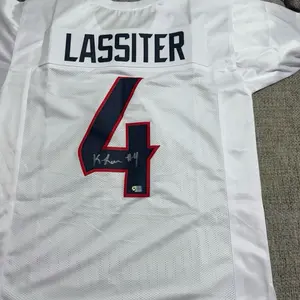 Kamari Lassiter Autographed Signed Custom Jersey- Metabilia Coa - Houston football team