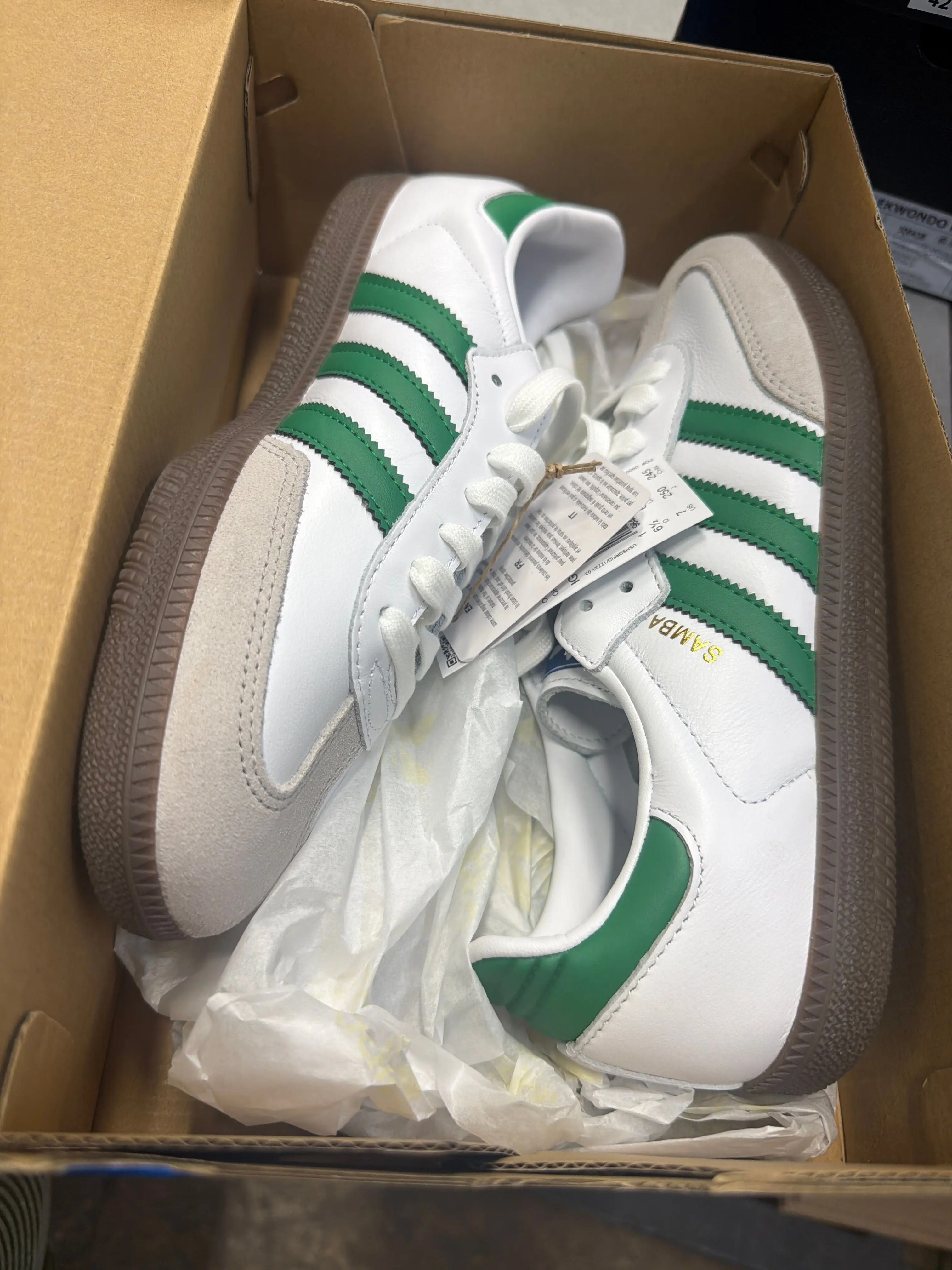 adidas Samba OG Footwear White Green (IG1024)