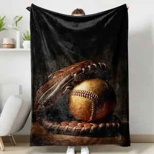 Baseball Blanket Soft Cozy Sports Blankets, Gift for Baseball Lovers  All-Season Home Bedroom Bed Sofa Picnic Cover  Family Friends Perfect Gift Birthday Present