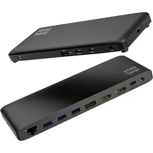 12 in 1 Docking Station with 100W , Triple Display, 1000Mbps LAN Port, Laptop Docking Station  8K@30Hz or 4K@144Hz, 4X USB-A, 2X USB-C, Ethernet Port, for Windows  Chrome