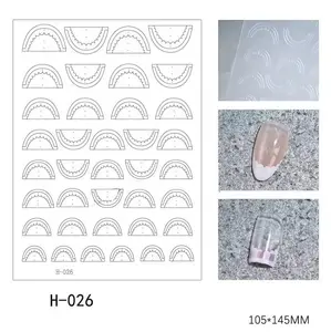 Hollow Sticker H026 - Nail Art