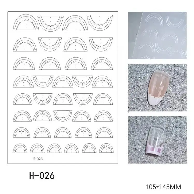 Hollow Sticker H026 - Nail Art Hollow Sticker H026 - Nail Art