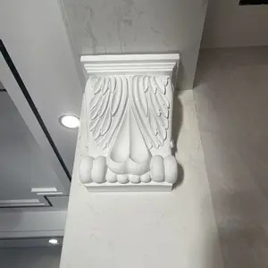 PU Beam Support Imitation Gypsum Polyurethane Foam Wall Corner Decoration, Living Room Wall Decor, Building Material Ceiling Material