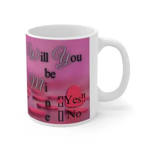 Will You be Mine Ceramic Mug 11oz Coffee Cup Drink Drinkware