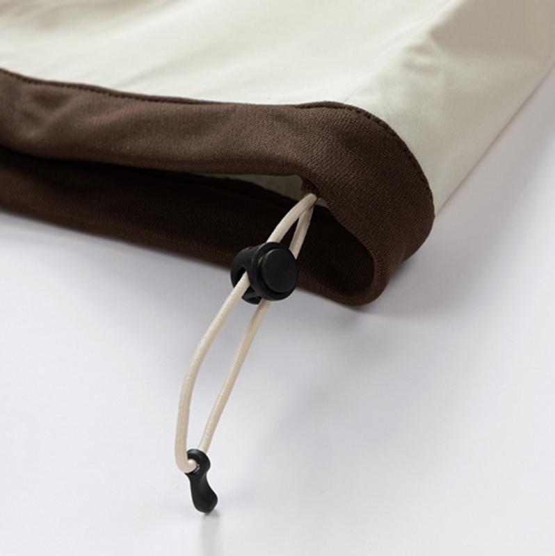 Men's multi-color spliced fake two-piece pocket long-sleeved lace-up hooded jacket, suitable for commuting, outdoor activities, and sports wear. It is a must-have thick jacket in autumn and winter.