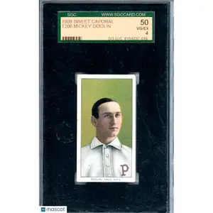 1909 Sweet Caporal (T206) Mickey Doolin SGC 4