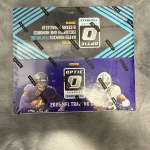 2025 Panini Donruss Optic Football (20 Pack Display Box) (Look for case hits, stars and emoji cards)