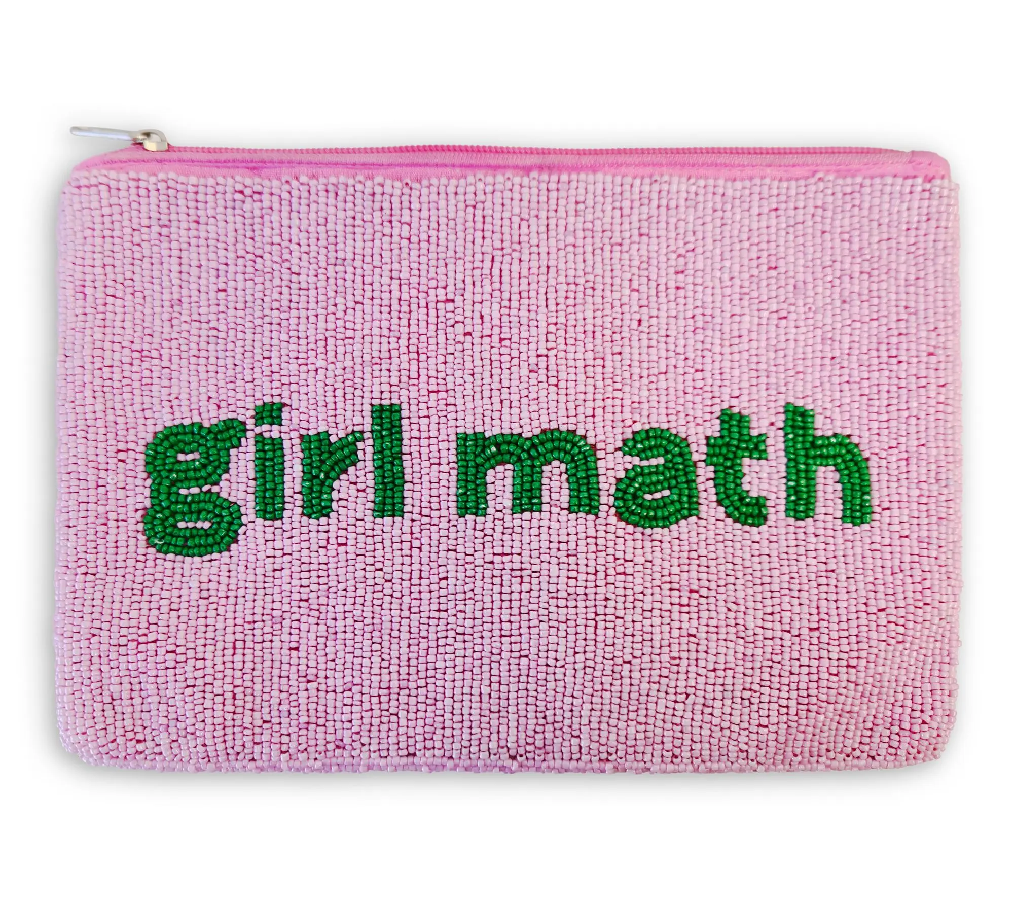 By The Edit Beaded Zip Pouch