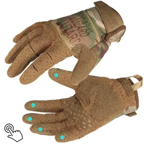 Five Finger Tactical Gloves Full Touch Screen Double-sided Wearable Anti-slip Shockproof Outdoor Riding Training Gloves for Marine Cold Weather Gear