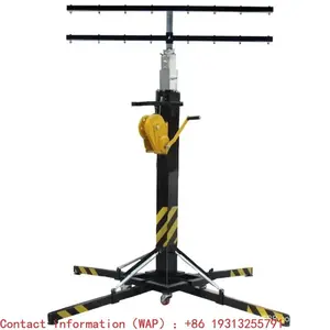 New Arrival 250KG Load Heavy 6M Winch Led Screen Stage Light Line Array Speaker Truss Lift Tower Truss Crank Stand NONE