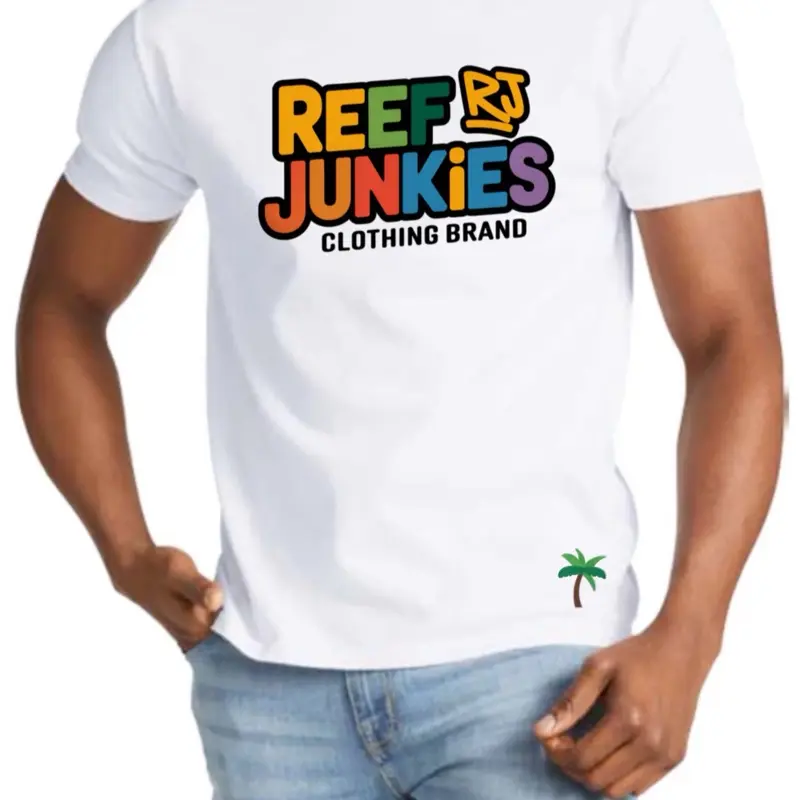 REEF JUNKIES GRAPHIC Tshirt Fashion Tropical Casual