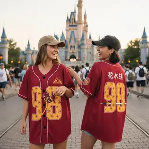 Mulan Inspired Baseball Jersey – Mushu Character Fan Shirt, Fantasy Movie Style Sports Jersey, Family Matching Trip Outfit, Casual Theme Park Apparel