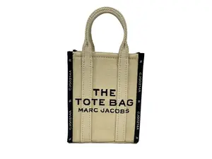 Pre-owned MARC JACOBS Canvas, Textile Crossbody Bags The Jacquard Mini Tote Bag Crossbody Women's Purse