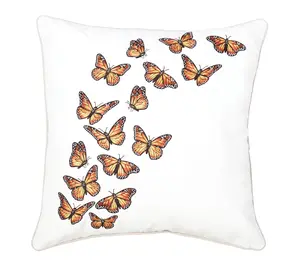 Butterfly Kaleidoscope Indoor/Outdoor Pillow byValerie