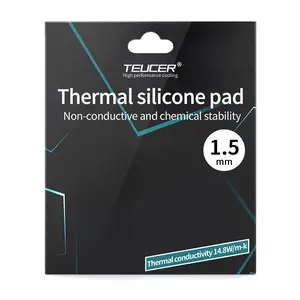 Thermal Pad 14.8 W/mK, 120x120x1.5mm, Non Conductive, High Temp Resistance, Silicone, For Laptop, GPU, CPU, LED Cooler