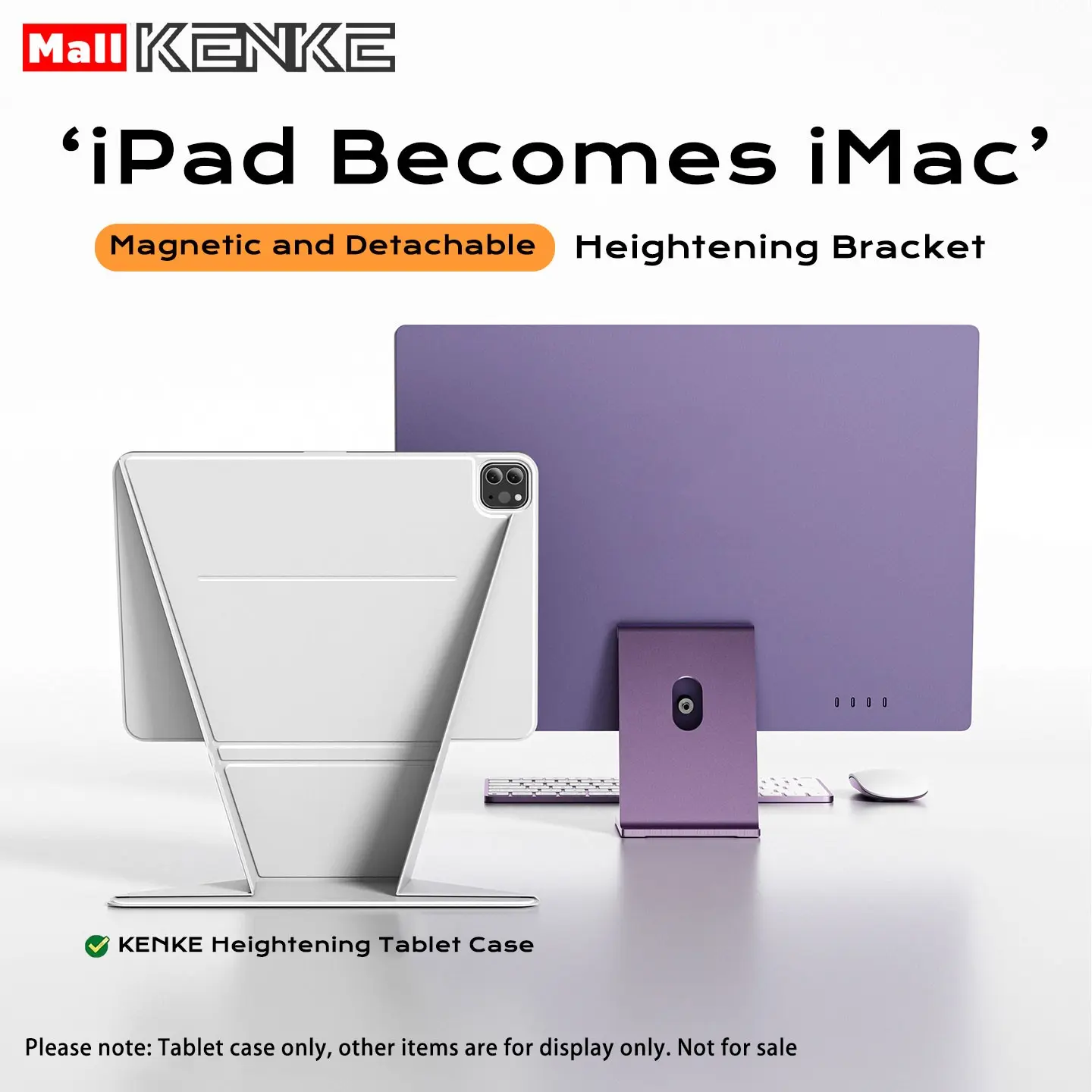 Magnetic Protective Tablet Case, Cover, Lightweight Durable Frameless Design, Detachable, For iPad 2026 Air Pro 11 Inch M5, 13 Inch M4, ipad 10th-11th gen, mini 6-7 (A17 Pro), Air 4-8, Pro 12.9 (2020-2022), horizontal and vertical support, Landscape