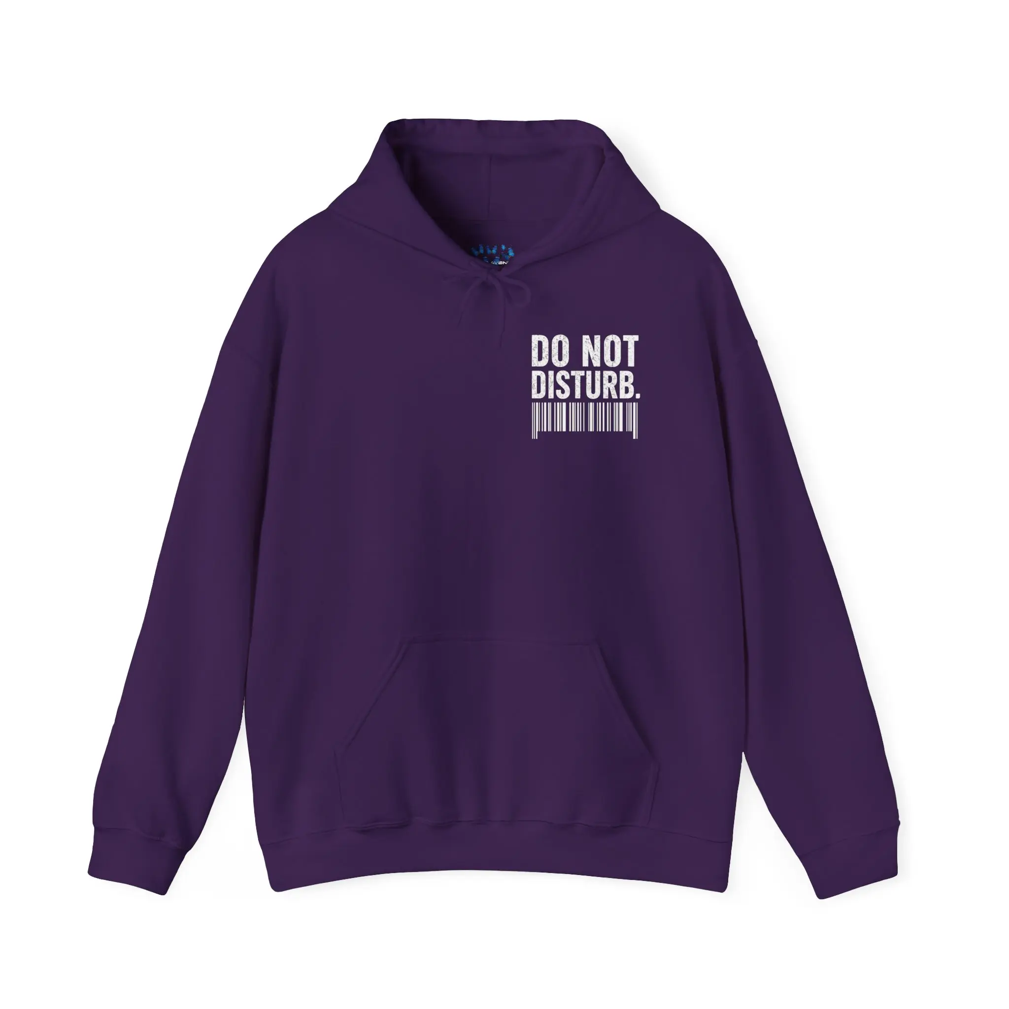DO NOT DISTURB barcode hoodie | Focusing On Me Hoodie Fabric Menswear