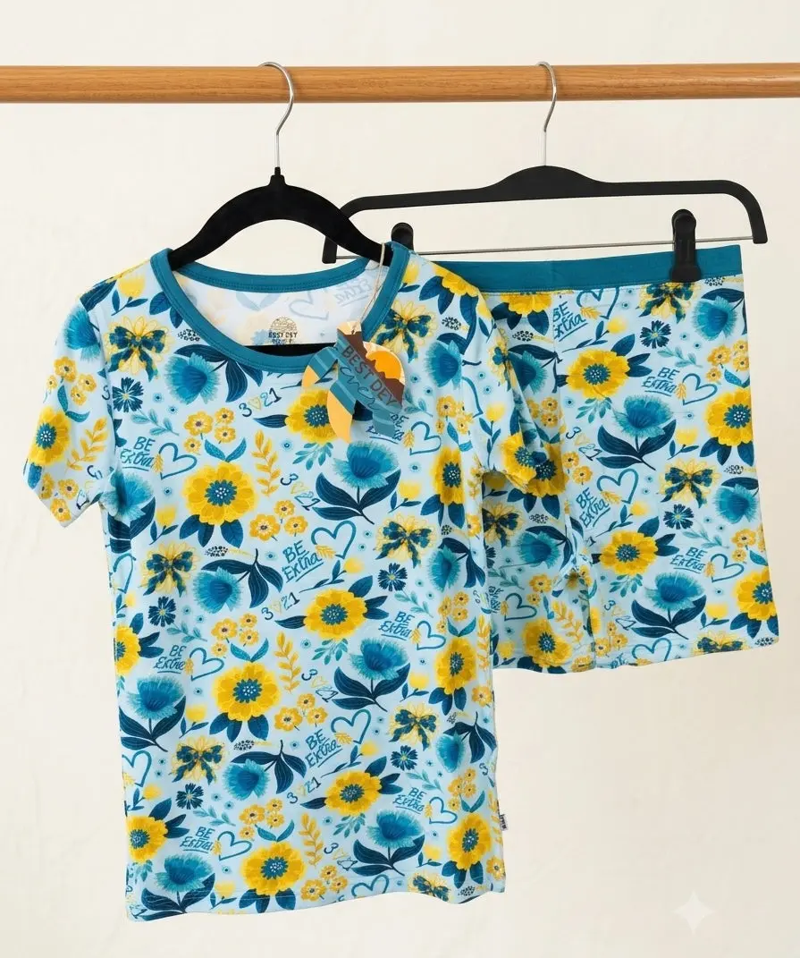 Be Extra Light Blue Two-Piece Set