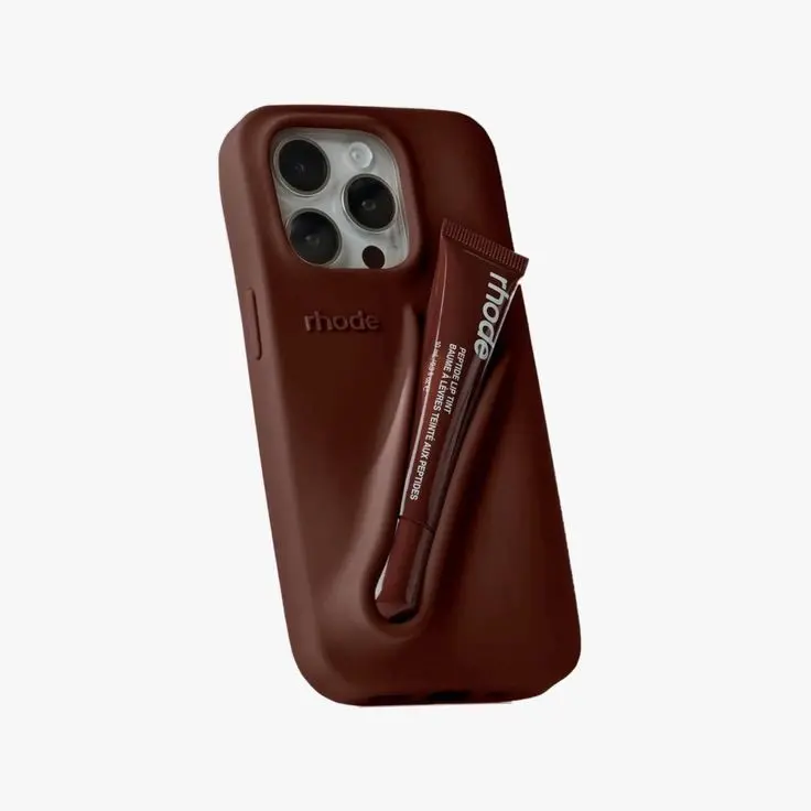 Rhode Peptide Lip Case + Lip Tint in Espresso - Fits iPhone 14,15,16,17 Pro Max & More