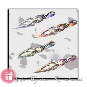 Superbuybox Game Sticker Valorant "Mystbloom Kunai" Sticker Game Toys Sticker Collection Gift Desk Decoration Backpack Pendant Gift