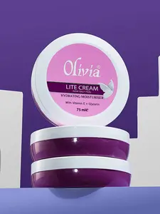 Olivia Lite Cream 75ml – Hydrating Moisturizer with Vitamin E & Glycerin, Non-Oily Face & Body Cream for Soft, Smooth & Glowing Skin