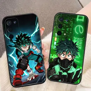 My Hero A-Academia Izuku Deku Phone Case For Samsung Galaxy S26 S25 S24 S23 S22 For iphone 17 16 15 14 13 12 11 17Air Plus Pro Promax Anime Case