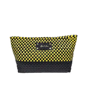 Bella Clutch Purse - Yellow Black