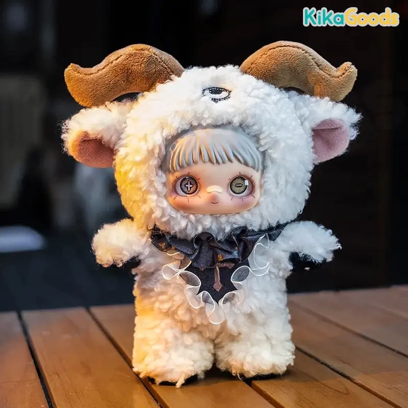 MayMei The Fiend-White Dark Forest Series Character Plush Blind Box Collectible Desk Accessory, Cute Collectibles, Random Figure for Desk Setup Aesthetic, Gothic Pendant Confirmed Toy