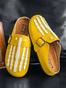 Men's Fashion Slippers, Slide, Summer New Arrival, Flat Sole, Height Increase, Durable, Anti-Slip, Skull Claw Design, Casual Office Shoes