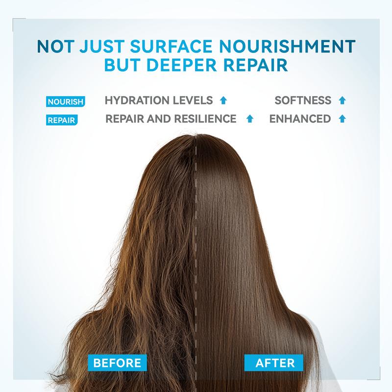 Spring oringin Caviar Collagen Hair Mask: Intensive Repair Treatment for Damaged, Dry Hair - Controls Frizz & Deep Hydration