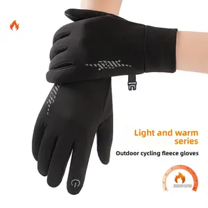 Outdoor autumn and winter men's and women's sports gloves non-slip warm touch screen plus velvet ski running rider