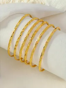 Vintage Pattern Luxury Multi-layer Stacking Bracelet, Fashion Jewelry for Party, Daily Clothing Decor, Trendy All-match & Exquisite Jewelry for Birthday Gift, Stackable Bracelets