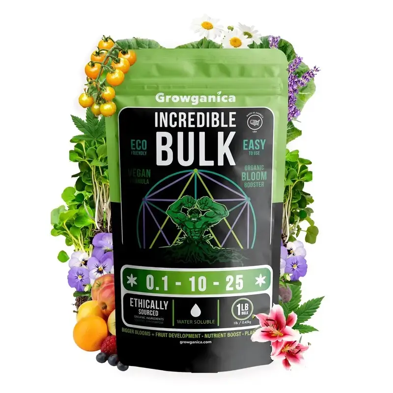 Incredible Bulk – Organic Bloom Booster (0-10-25) by Growganica