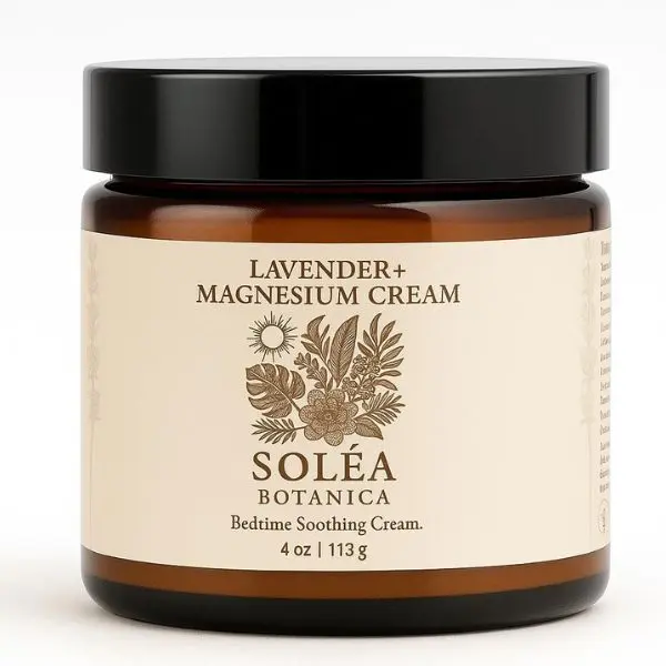 Solea Botanica Bedtime Soothing Magnesium Cream + Lavender 4oz