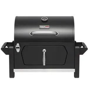 Royal Gourmet Portable Charcoal Grill with Two Side Handles, Compact Outdoor Tabletop Charcoal Grill with Bottle Opener BBQ Grill portable Barbecue