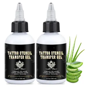 2PCS Tattoo Stencil Solution: 8oz Transfer Gel for Stickers Paper, Tattoo Stencil Gel, Tattoo Stuff Stencil Transfer Cream Gel for Tranfer Stickers Paper Machine, Soap Tattoo Supplies