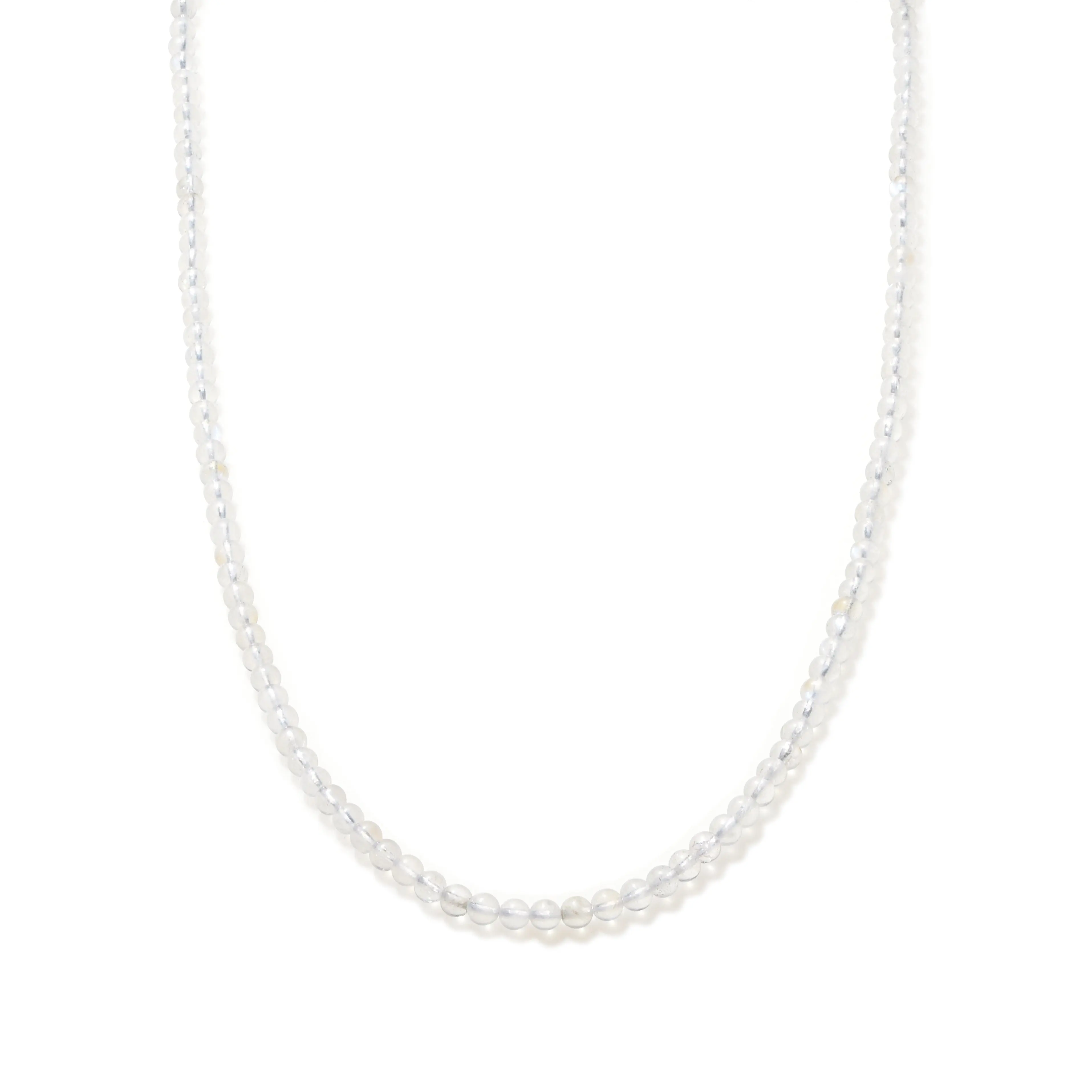 Rainbow Moonstone Beaded Necklace Mini