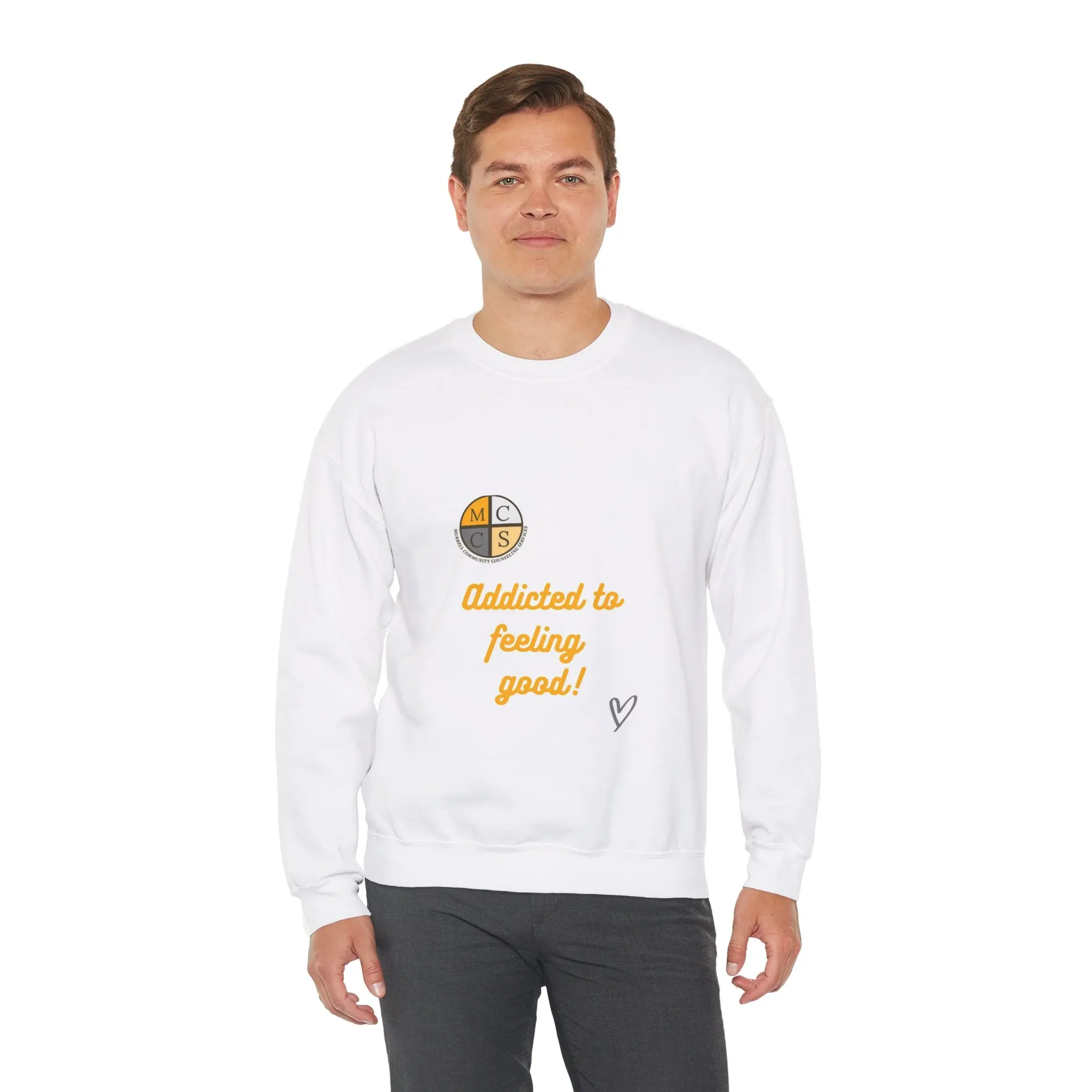 Addicted to Feeling Good Unisex Heavy Blend™ Crewneck Sweatshirt