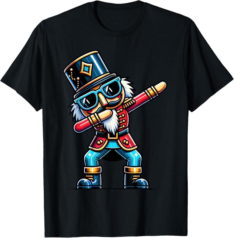 Christmas Nutcracker Dabbing Boys Santa Xmas Gift Unisex T-Shirt Sweatshirt Hoodie Hooded Cotton Menswear Man Classic Short Sleeve Tshirt Christmas Nutcracker Dabbing Boys Santa Xmas Gift Unisex T-Shirt Sweatshirt Hoodie Hooded Cotton Menswear Man Classic Short Sleeve Tshirt