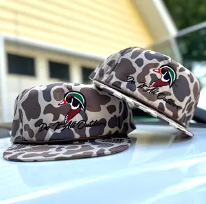 Old School Camo Rope Hat - Wood Duck
