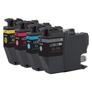 Compatible Brother LC3013 High Yield Ink Cartridges Set (Replaces LC3011) - 4 Pack : 1x Each Black, Cyan, Magenta, Yellow