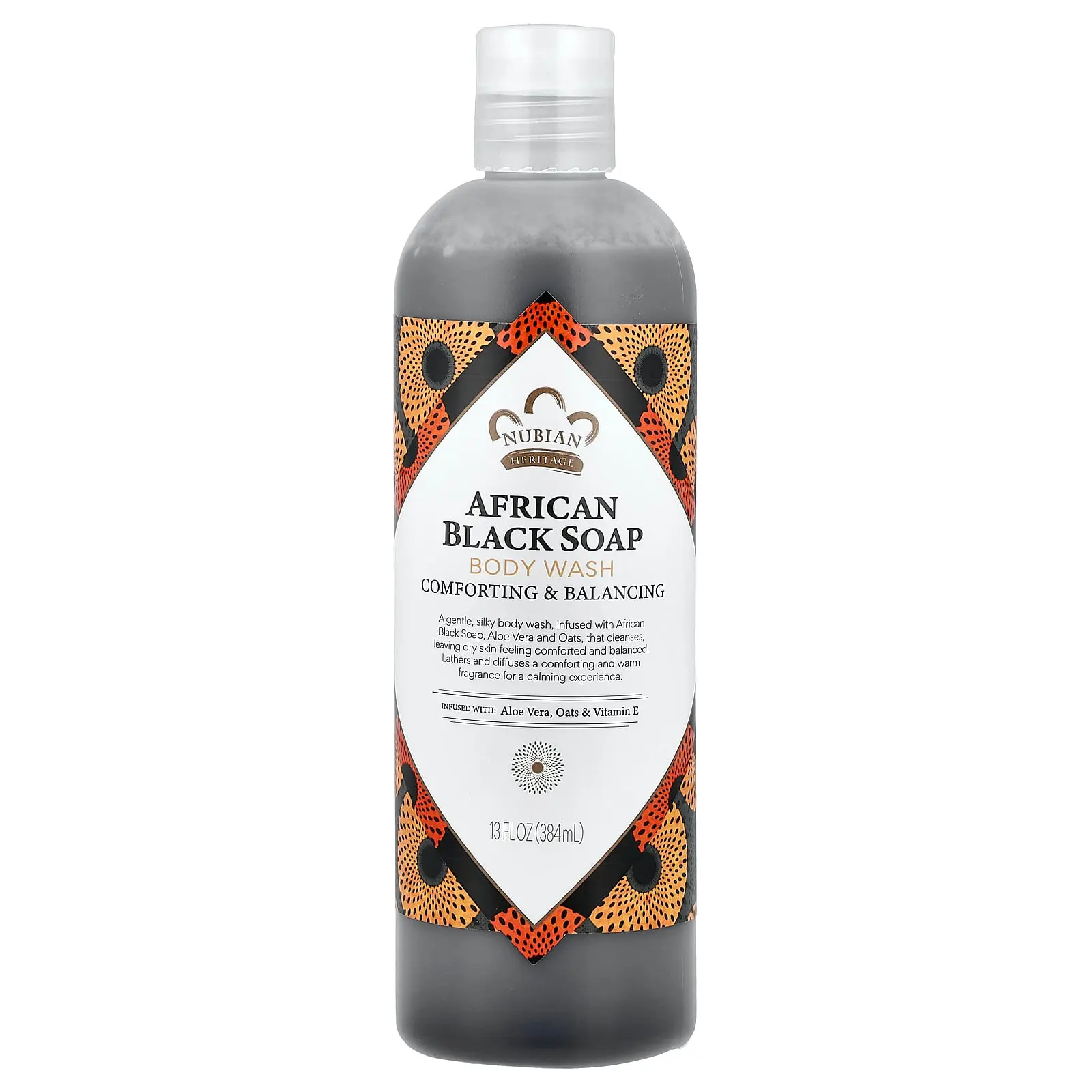Nubian Heritage African Black Soap, Body Wash, 13 fl oz (384 ml) Nubian Heritage African Black Soap, Body Wash, 13 fl oz (384 ml)