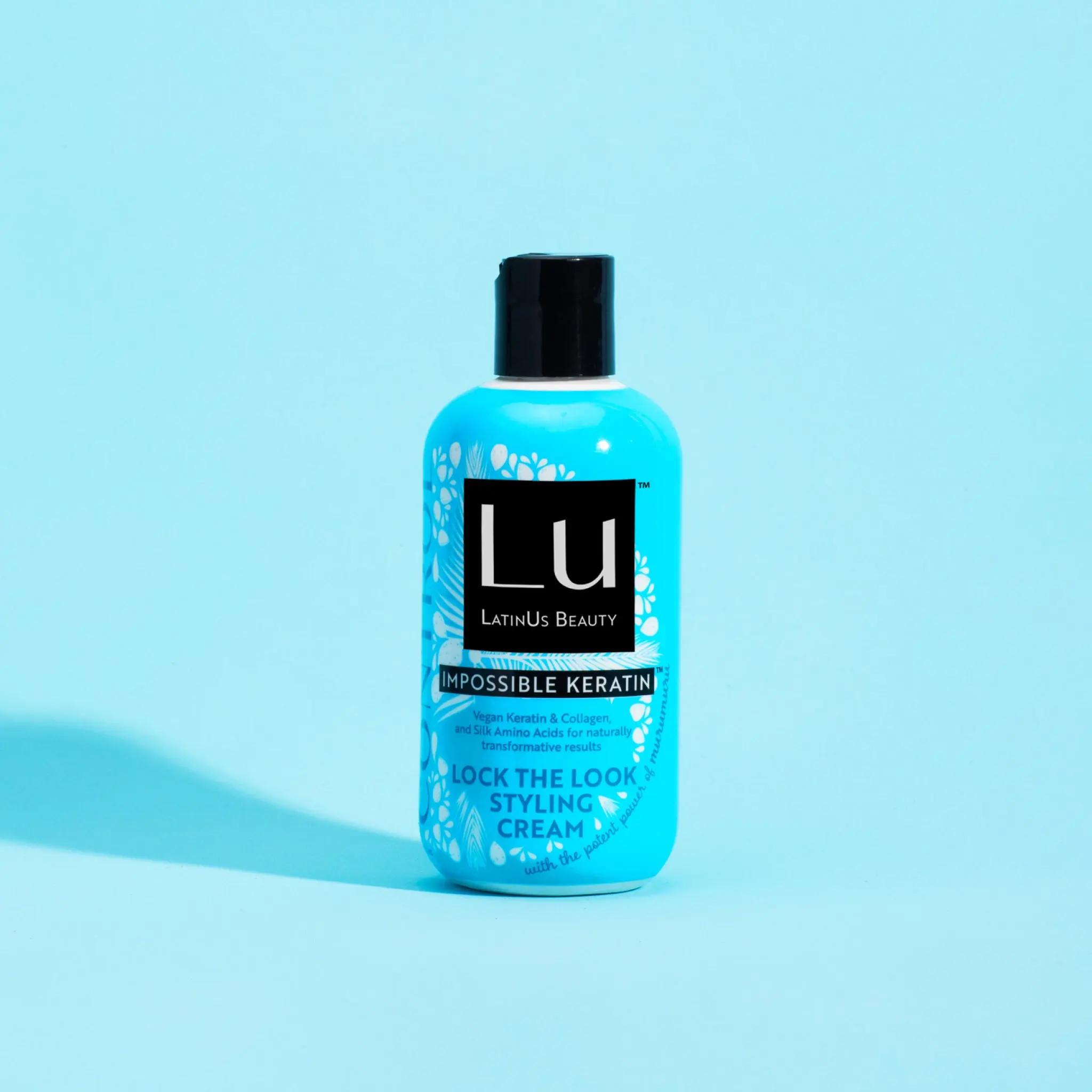 Lu Control Lock the Look Styling Cream Anti-Frizz & Heat Protection (8 oz)