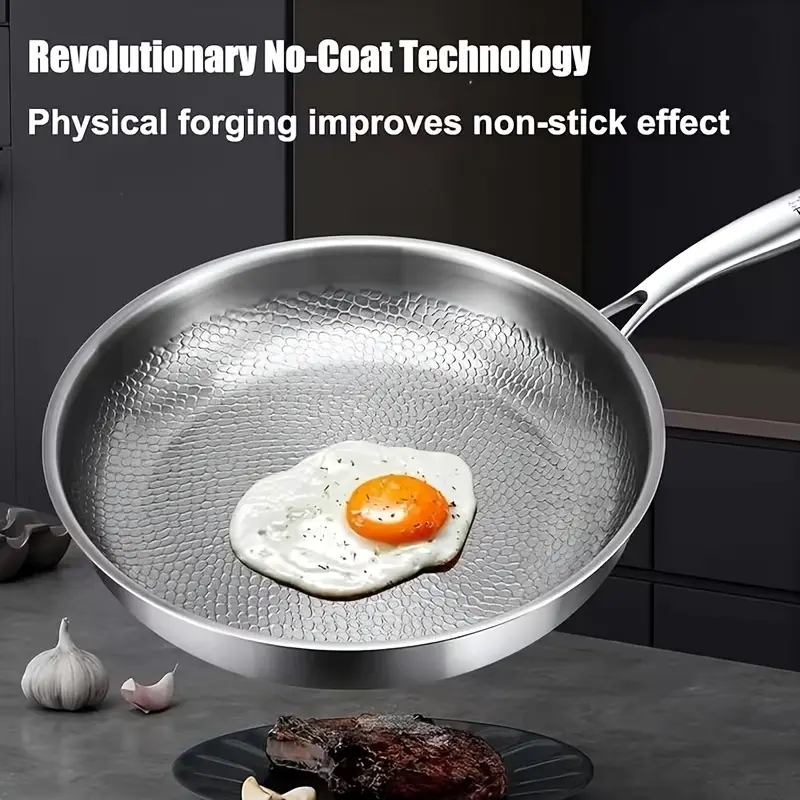 11.02-inch titanium frying pan with lid