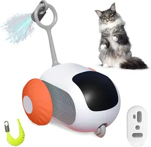 ZMaker New Control Smart Electric Cat Toy Interactive Cat Toys for Indoor Automatic Mobile Car Toy for Cat